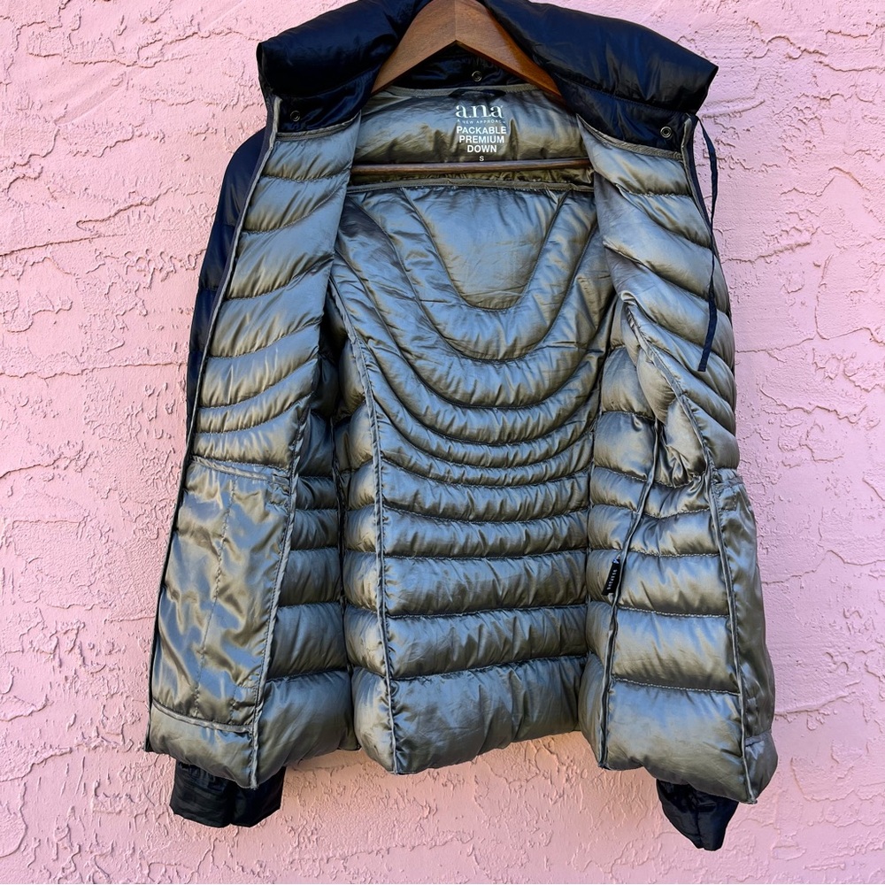 Ana Packable Primium Down Jacket Full Zip Hood Po… - image 5